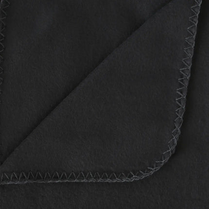 Atmoshera - Plaid - Fleece - Donkergrijs - 125 x 150 cm