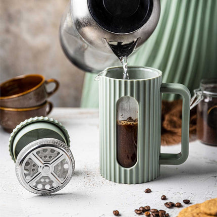 ZUIGER KOFFIE-/THEEZETAPPARAAT 350 ml KLAUSBERG KB-7745 GROEN