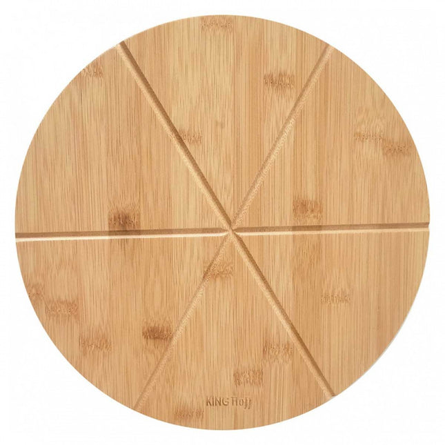 PIZZASCHAAL HOUTEN PLANK 35CM KINGHOFF KH-1565