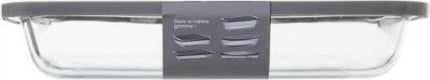 5Five Ovenschaal met deksel - borosilicaat glas - rechthoek - 1.6 Liter - 29 x 18 x 5 cm