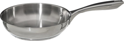 Secret de Gourmet - Koekenpan - Alle kookplaten/warmtebronnen geschikt - zilver - Dia 20 cm