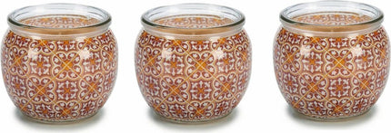 Geurkaars Orientaals - 20 branduren - 7,6 x 6,5 x 7,6 cm - 3 stuks