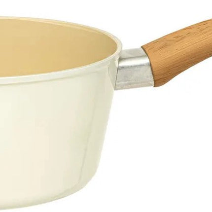 5Five Steelpan Harmony - Alle warmtebronnen - Beige - Dia 16 cm - handvat bakeliet - aluminium - sauspan