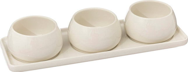 Secret de Gourmet Nora Aperitief set - 4-delig - Wit