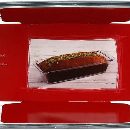 Secret de Gourmet Cake ovenschaal - 2x - rechthoek - Transparant glas - 31 x 12 cm