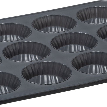 5Five Muffins en cupcakes bakken bakvorm/bakblik - 33 x 23 cm - voor 12x stuks - Siliconen