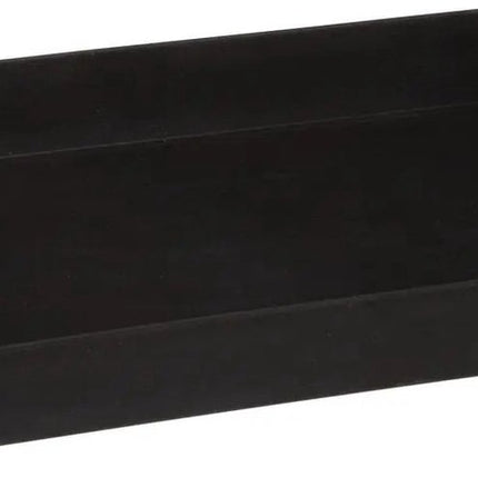 5Five Dienblad - antraciet - 44 x 29 cm - rechthoekig - met handvaten - serveerblad