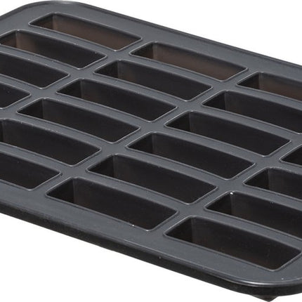 5Five Mini cakes bakken bakvorm/bakblik - 33 x 23 cm - voor 24x stuks - Siliconen/ijzer