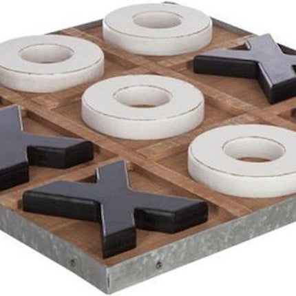 Boter kaas en eieren groot 35 x 35 cm hout en ijzer