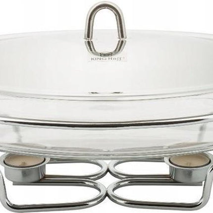 Kinghoff 1411- Warmhoudschaal - Rechaud - rond - 3.2 liter