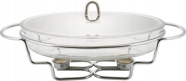 Kinghoff 1411- Warmhoudschaal - Rechaud - rond - 3.2 liter
