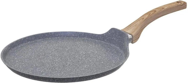 Secret de Gourmet - Pannenkoekenpan - Alle kookplaten/warmtebronnen geschikt - grijs - Dia 28 cm