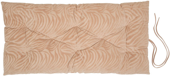 Atmosphera Tigris Fluwelen Vloermatras - 60x120xH8cm - Beige