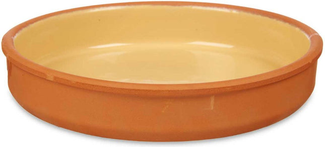 La Dehesa - Tapas/hapjes serveren/oven schaal terracotta/geel 23x4 cm