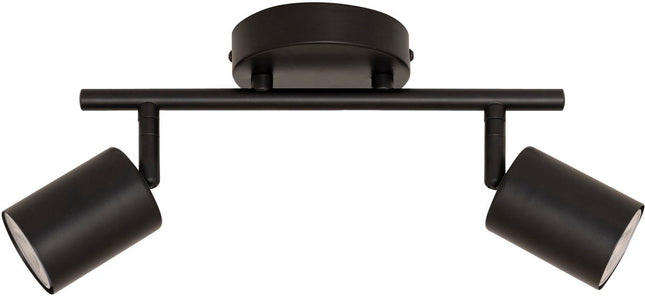 Atmosphera Vico Plafondlamp - 28x10x17cm - Zwart