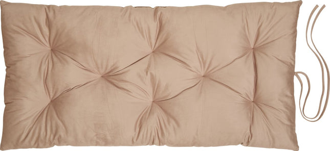 Atmosphera Tigris Fluwelen Vloermatras - 60x120xH8cm - Beige