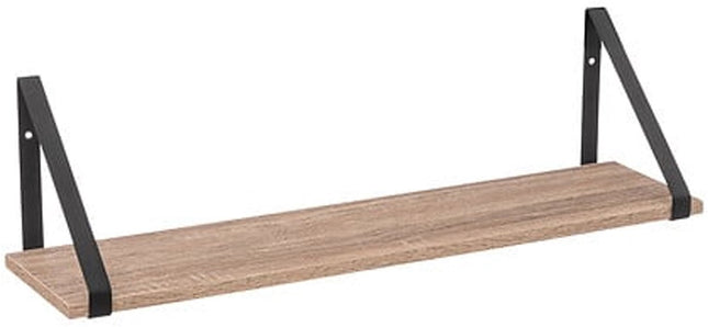 Five Wandplankje Aliaj - zwart/beige - metaal/hout - 58 x 16 x 15 cm