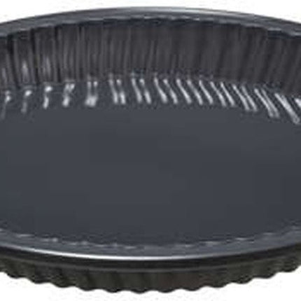 Secret de Gourmet Taarten bakken bakvorm/bakgerei Backery Pro - siliconen - anti-aanbak laag - zwart - 26 x 3.6 cm