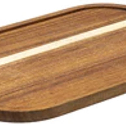 Secret de Gourmet – Acaciahouten Serveerplank – 30×20 cm – Natuurlijk Design