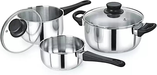 Kadirelli Pannenset - 5-delig - Kookpan - Steelpan - Sauspan