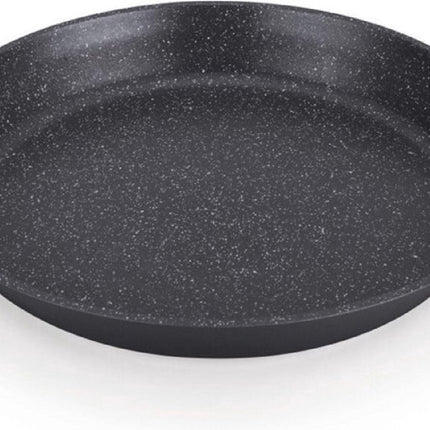 Royalty Line® MP32M Paellapan Inductie - Ø 32 cm Paella Pan - Pan Met Koudgrepen - Paella Voor Alle Warmtebronnen - Oven Vrij - Antiaanbaklaag - Zwart
