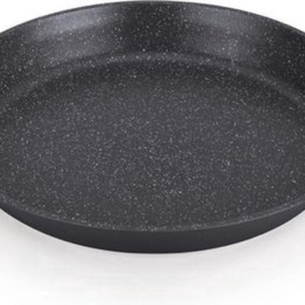 Royalty Line® MP36M Paellapan Inductie - Paella Pan Ø 36 cm - Met Afneembare Koudgrepen - Pan Voor Alle Warmtebronnen - Oven Vrij - Antiaanbaklaag - Zwart
