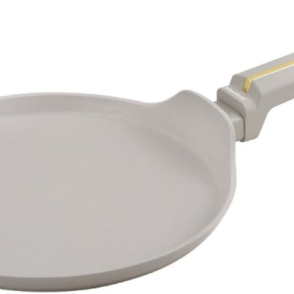 Klausberg KB-7965 Pannenkoekenpan | 24 cm | Anti-aanbaklaag | Geschikt voor Alle Kookzones Inclusief Inductie | Beige | Crepepan