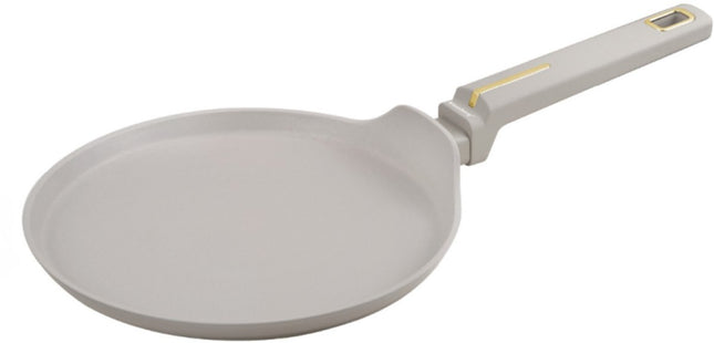 Klausberg KB-7965 Pannenkoekenpan | 24 cm | Anti-aanbaklaag | Geschikt voor Alle Kookzones Inclusief Inductie | Beige | Crepepan