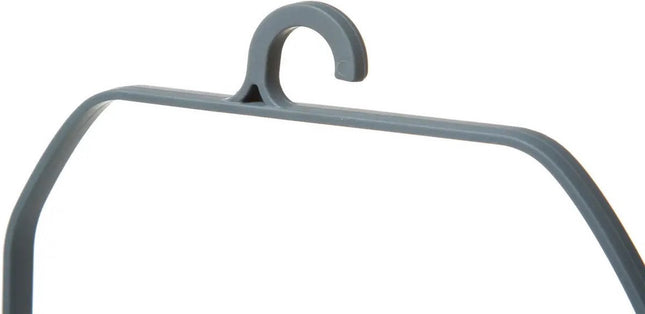 5Five Wasknijpers ophang mandje/bakje - 22 x 13 x 17 cm - wit - kunststof - Wasknijpers opbergen - Knijpermandje