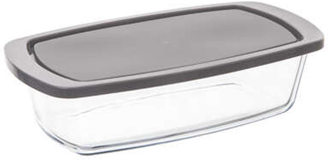 5Five Ovenschaal met deksel - borosilicaat glas - rechthoek - 1.8 Liter - 27 x 14 x 7,3 cm