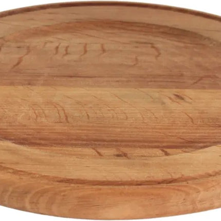 BRIZOLL Serveerpan - Etagère - Grillpan - met Serveerplank - Gietijzer - 18 x 2.5 cm