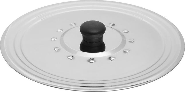 Universele RVS spatdeksel/pannendeksel voor pannen van 26/28/30 cm - Kookpannen accessoires