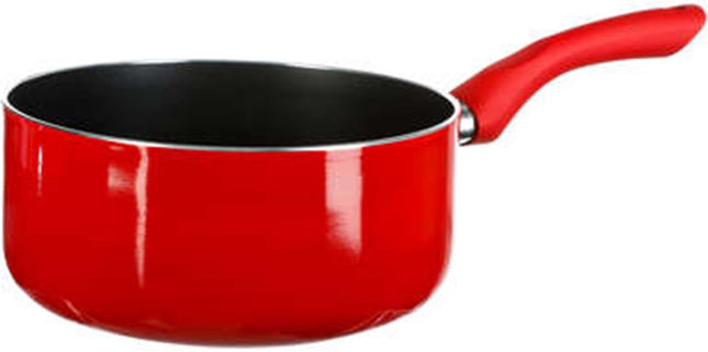 5Five - Steelpan/sauspan - Inductie - aluminium - rood/zwart - D20 cm