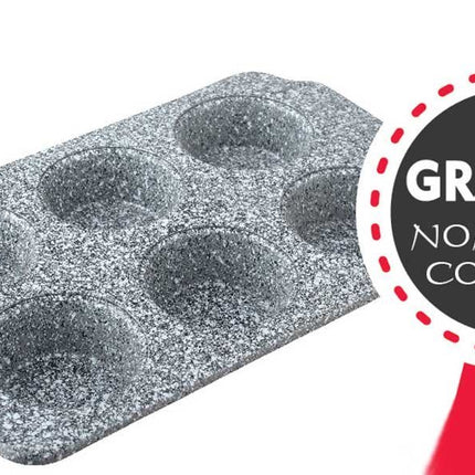 BAKPLAAT VOOR 6 MUFFINS KLAUSBERG KB-7381