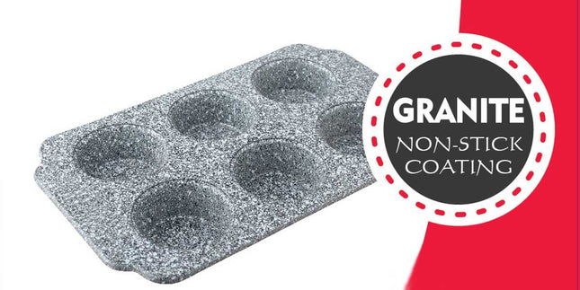 BAKPLAAT VOOR 6 MUFFINS KLAUSBERG KB-7381