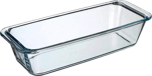 Secret de Gourmet Cake ovenschaal - rechthoek - Transparant glas - 31 x 12 cm