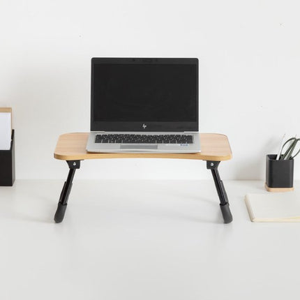 5Five Athome Opvouwbare Computersteun - 48x30x21cm - Beige