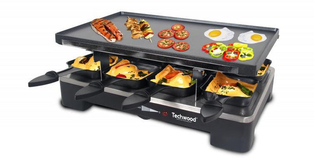 Techwood 1408F - Gourmetset 2-in-1 - 8 Pannetjes
