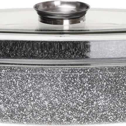 Klausberg KB-7365 Braadpan - met deksel - 4,5L - gietijzer