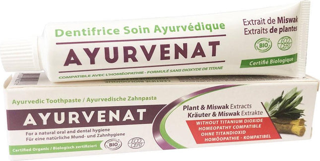 Ayurvedische tandpasta met miswak BIO - 75 - Biologisch - M