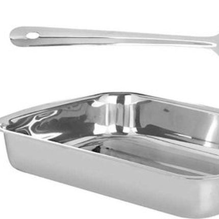 3-delige roestvrijstalen ovenpannenset 36 x 26 cm