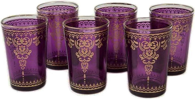 Gekleurde glazen (pak van 6 glazen)