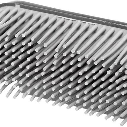 5Five Stoffer en blik Siliconen - grijs - 33 x 17,5 cm - kunststof/rubber - Schoonmaken - Speciale veger