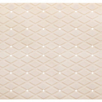 Badmat | Badkamer Mat | Douche Mat | PVC Badkleed 70 x 35 cm | Antislip | Aanrecht Zeer | Lichtbeige - Antislip Douchemat