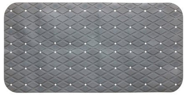 Badmat | Badkamer Mat | Douche Mat | PVC Badkleed 70 x 35 cm | Antislip | Aanrecht Zeer | Zwart - Antislip Douchemat