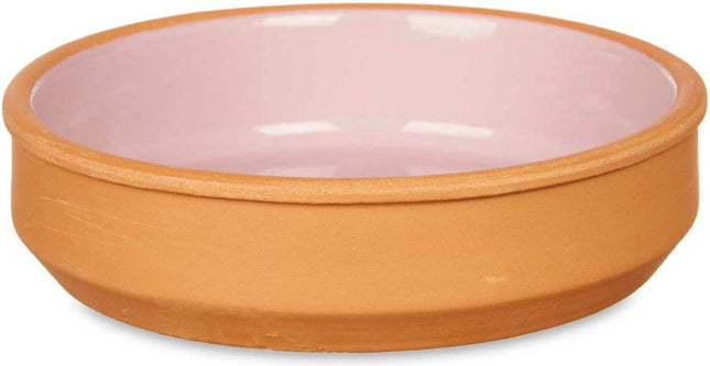 La Dehesa - Set 4x tapas/creme brulee schaaltjes terracotta/roze 16cm