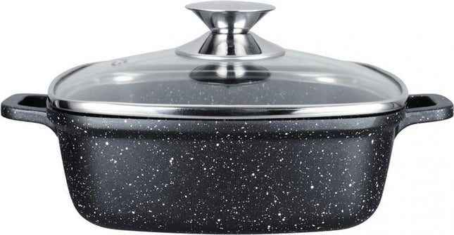 Kamberg - Vierkante gegoten aluminium braadpan 24 x 24 cm