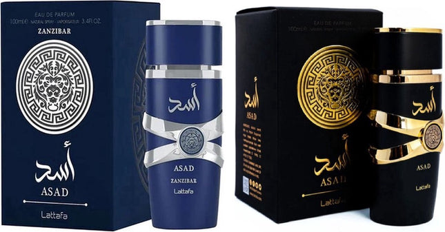 Lattafa Asad 5th Anniversary Giftset 2 pcs - Asad 100 ml + Zanzibar 100 ml EDP