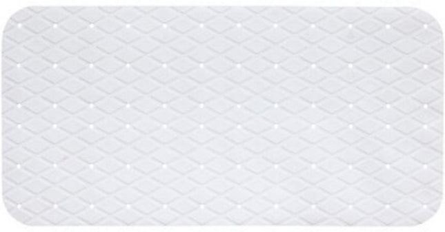 Badmat | Badkamer Mat | Douche Mat | PVC Badkleed 70 x 35 cm | Antislip | Aanrecht Zeer | Wit - Antislip Douchemat