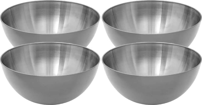 Secret de Gourmet - Slakommetjes/Schaaltjes - Set 4x - RVS - D13 cm